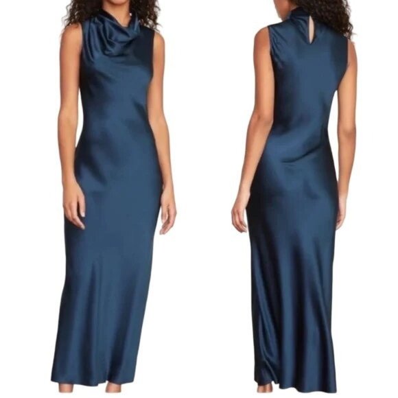 Veronica Beard Dresses & Skirts - Veronica Beard Kura Silk Maxi Dress in Petrol Blue Women's 6